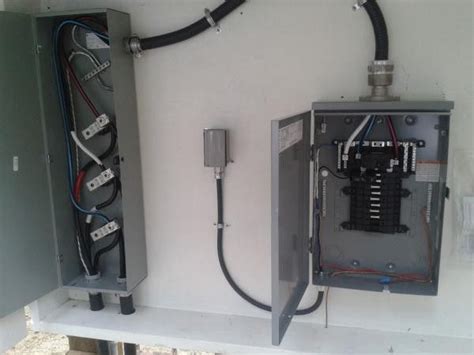 mains junction box splitter|cabin breaker box split.